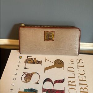 Dooney & Bourke Taupe and Brown Wallet